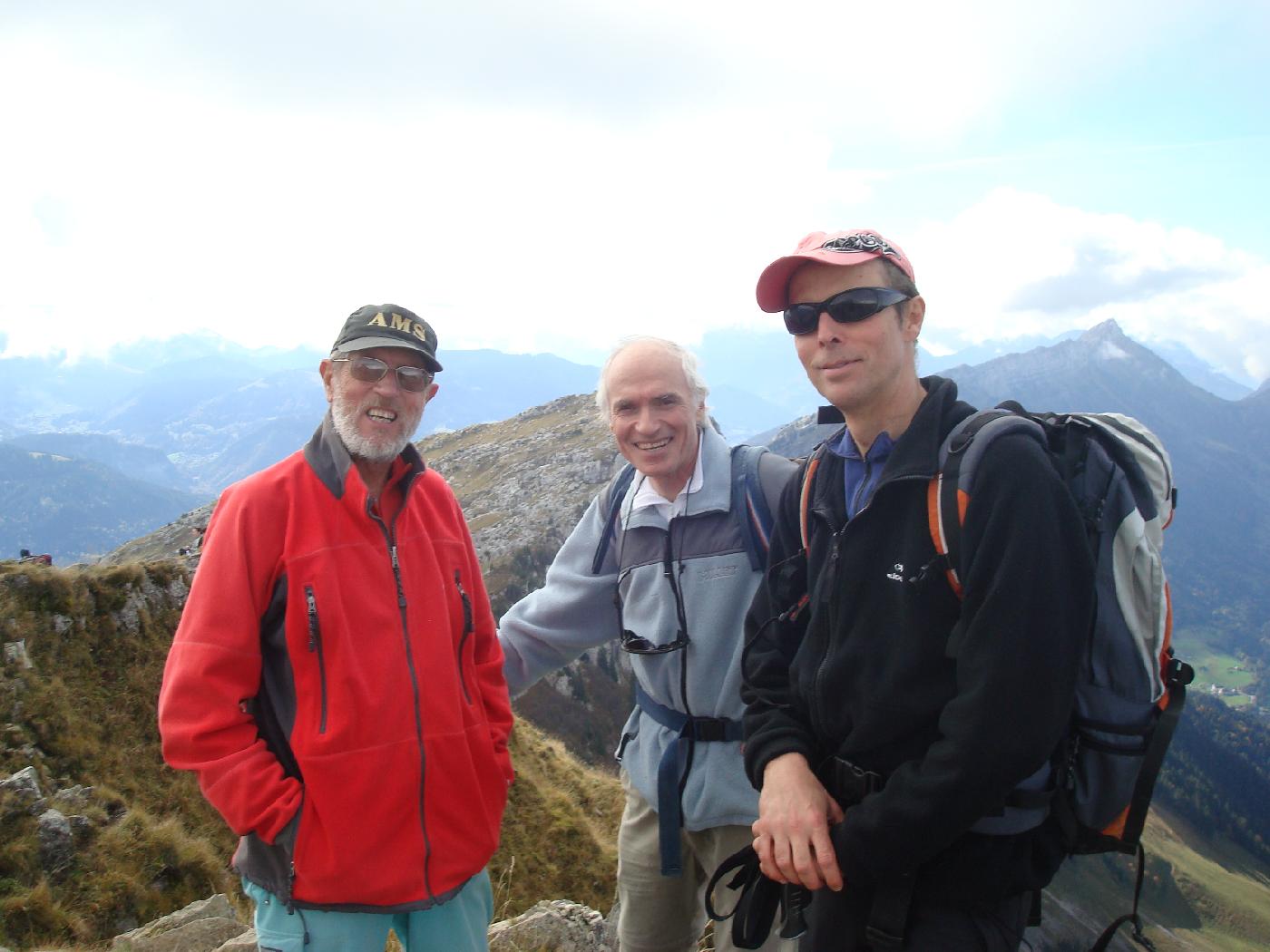 DSC02963.jpg - Riri, Phiphi et Loulou � l�Aiguille Verte du Chinaillon