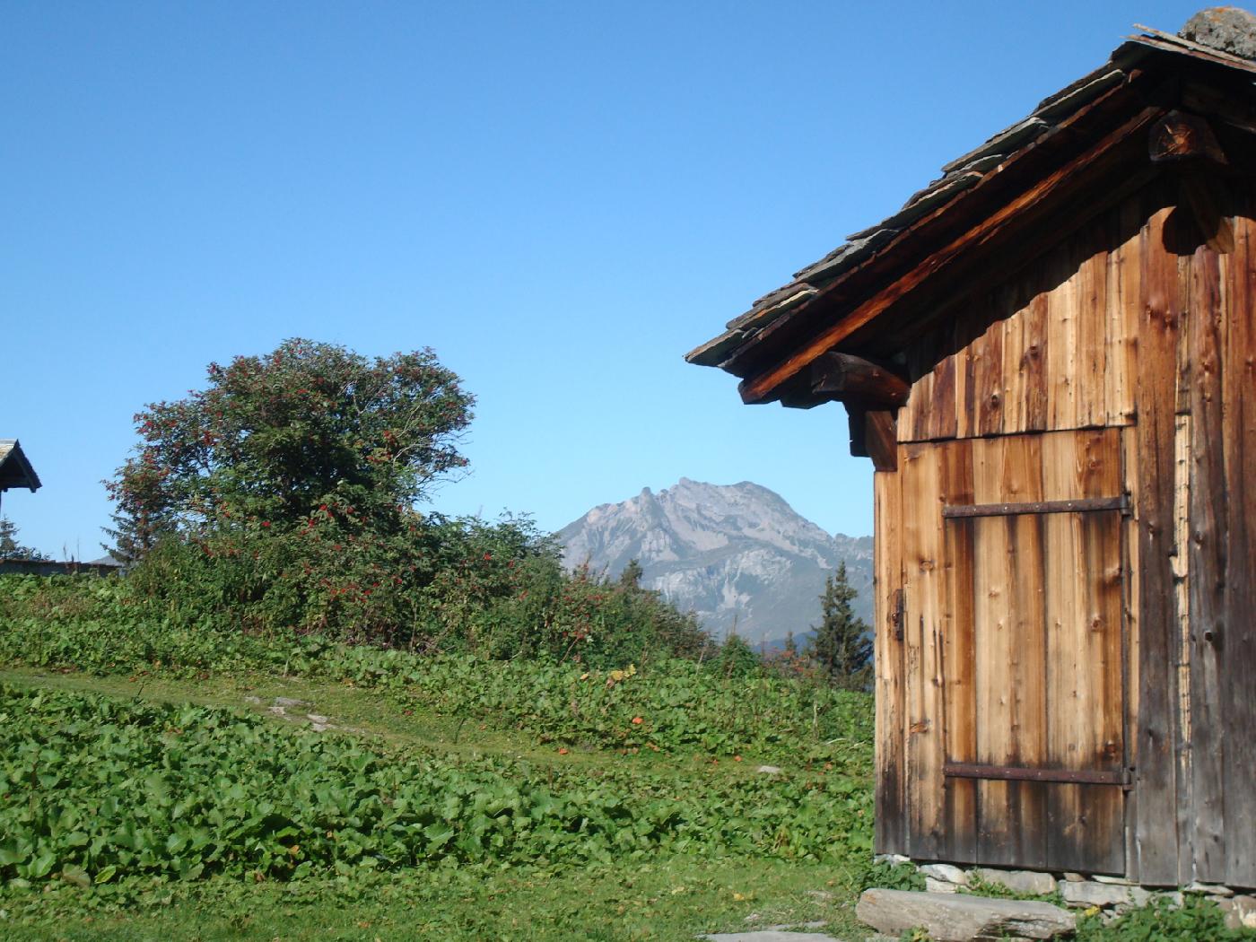 DSC02838.jpg - De Morzinette, vue sur le Roc d�Enfer