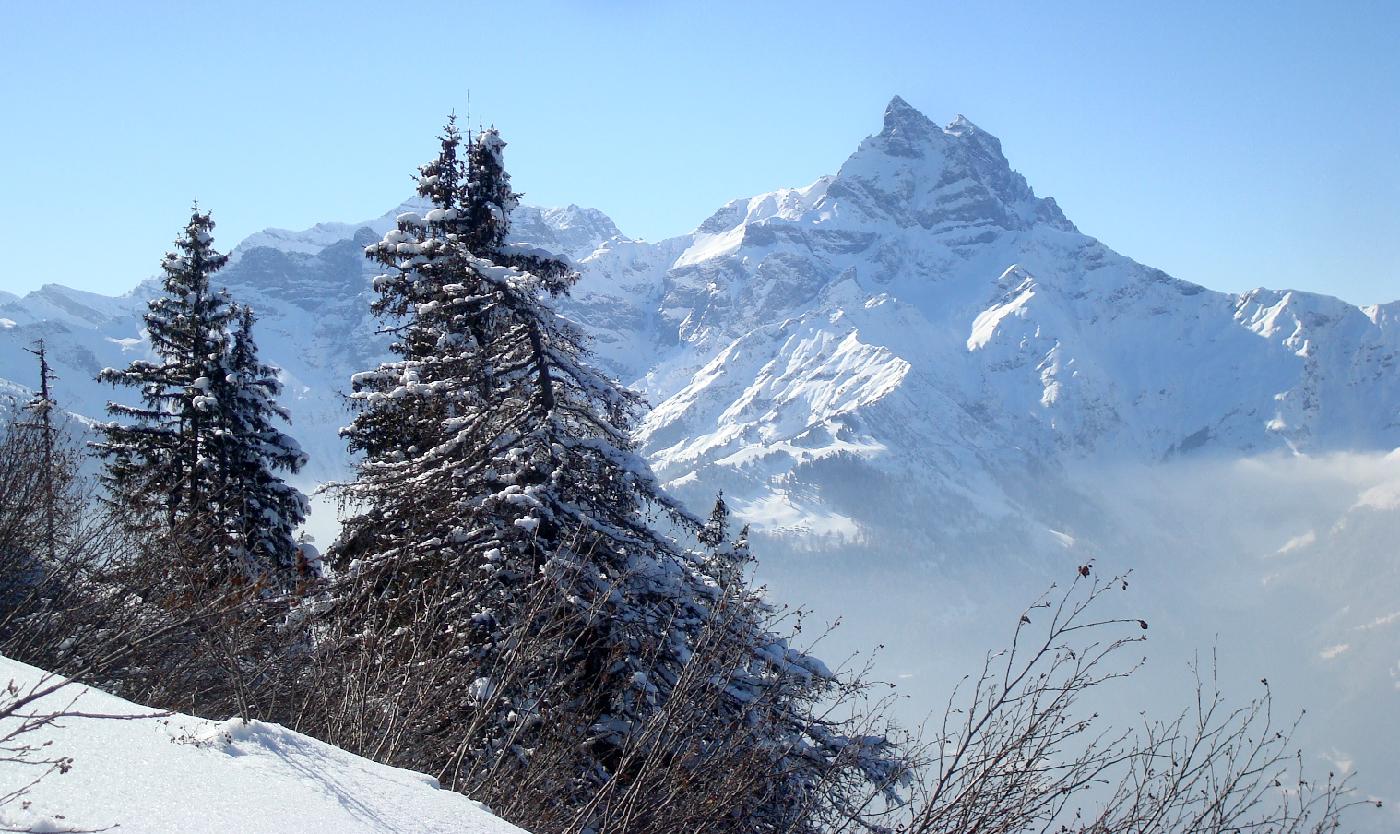 DSC03751.jpg - De l�autre c�t� de la vall�e du Rh�ne, la Cime de l�Est des Dents du Midi